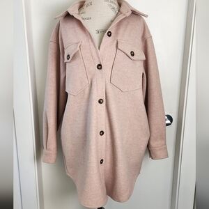 Cest Moi Pink Jacket Shacket